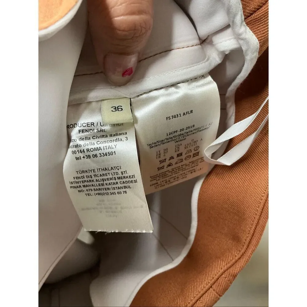 Fendi Pleated Mini Skirt - Picture 5 of 9